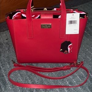 Red kate spade bag